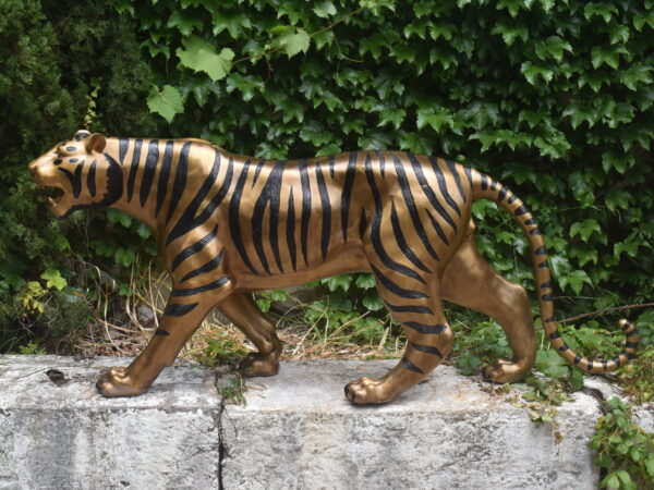A large bronze tiger