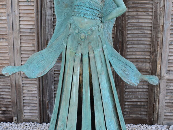 A monumental bronze fairy 